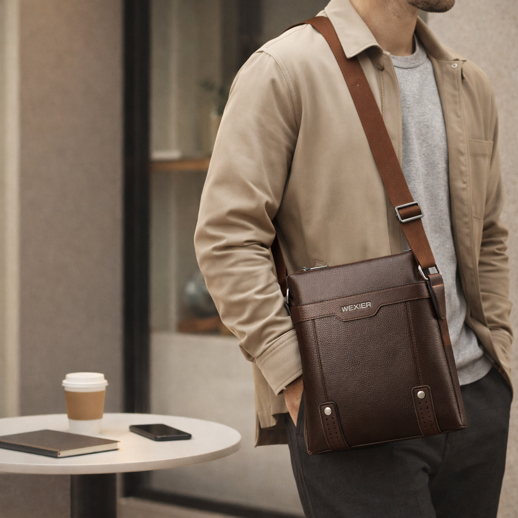 New Men's Shoulder Bag - Casual Crossbody Backpack