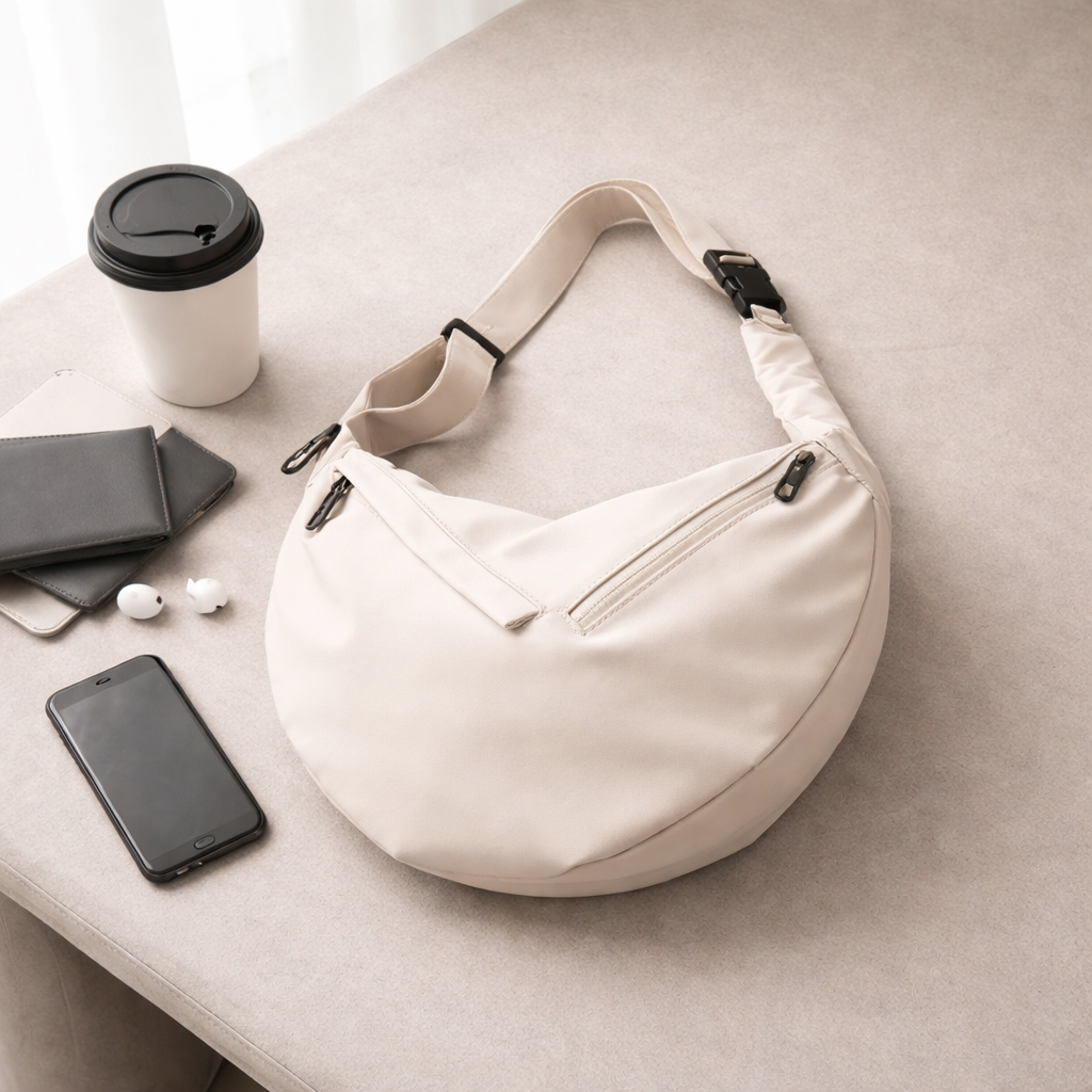 Men's Casual Shoulder Bag - Simple Fashion Design