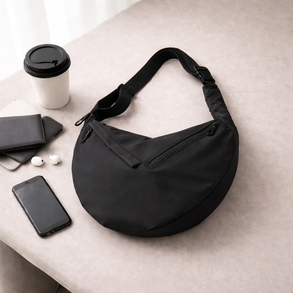 Men's Casual Shoulder Bag - Simple Fashion Design